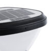 GloboStar® SOLARMIS 90521 LED Solar Bollard Light Κολωνάκι Κήπου Εξωτερικού Χώρου 10W 180lm 120° με Ενσωματωμένο Φωτοβολταϊκό Panel 6V 5W & Επαναφορτιζόμενη Μπαταρία Li-ion 3.2V 6000mAh με Αισθητήρα Ημέρας-Νύχτας – Αδιάβροχο IP65 Φ26 x Υ60cm Ψυχρό Λευκό 6000K – 2 Χρόνια Εγγύηση