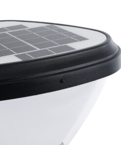 GloboStar® SOLARMIS 90521 LED Solar Bollard Light Κολωνάκι Κήπου Εξωτερικού Χώρου 10W 180lm 120° με Ενσωματωμένο Φωτοβολταϊκό Panel 6V 5W & Επαναφορτιζόμενη Μπαταρία Li-ion 3.2V 6000mAh με Αισθητήρα Ημέρας-Νύχτας – Αδιάβροχο IP65 Φ26 x Υ60cm Ψυχρό Λευκό 6000K – 2 Χρόνια Εγγύηση