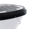 GloboStar® SOLARMIS 90521 LED Solar Bollard Light Κολωνάκι Κήπου Εξωτερικού Χώρου 10W 180lm 120° με Ενσωματωμένο Φωτοβολταϊκό Panel 6V 5W & Επαναφορτιζόμενη Μπαταρία Li-ion 3.2V 6000mAh με Αισθητήρα Ημέρας-Νύχτας – Αδιάβροχο IP65 Φ26 x Υ60cm Ψυχρό Λευκό 6000K – 2 Χρόνια Εγγύηση