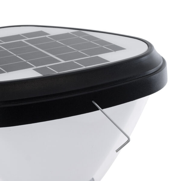 GloboStar® SOLARMIS 90521 LED Solar Bollard Light Κολωνάκι Κήπου Εξωτερικού Χώρου 10W 180lm 120° με Ενσωματωμένο Φωτοβολταϊκό Panel 6V 5W & Επαναφορτιζόμενη Μπαταρία Li-ion 3.2V 6000mAh με Αισθητήρα Ημέρας-Νύχτας – Αδιάβροχο IP65 Φ26 x Υ60cm Ψυχρό Λευκό 6000K – 2 Χρόνια Εγγύηση
