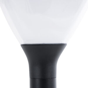 GloboStar® SOLARMIS 90521 LED Solar Bollard Light Κολωνάκι Κήπου Εξωτερικού Χώρου 10W 180lm 120° με Ενσωματωμένο Φωτοβολταϊκό Panel 6V 5W & Επαναφορτιζόμενη Μπαταρία Li-ion 3.2V 6000mAh με Αισθητήρα Ημέρας-Νύχτας – Αδιάβροχο IP65 Φ26 x Υ60cm Ψυχρό Λευκό 6000K – 2 Χρόνια Εγγύηση