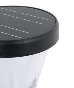 GloboStar® SOLARDIS 90523 LED Solar Bollard Light Κολωνάκι Κήπου Εξωτερικού Χώρου 10W 180lm 120° με Ενσωματωμένο Φωτοβολταϊκό Panel 6V 5W & Επαναφορτιζόμενη Μπαταρία Li-ion 3.2V 6000mAh με Αισθητήρα Ημέρας-Νύχτας – Αδιάβροχο IP65 Φ24 x Υ88cm Ψυχρό Λευκό 6000K – 2 Χρόνια Εγγύηση