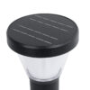 GloboStar® SOLARDIS 90523 LED Solar Bollard Light Κολωνάκι Κήπου Εξωτερικού Χώρου 10W 180lm 120° με Ενσωματωμένο Φωτοβολταϊκό Panel 6V 5W & Επαναφορτιζόμενη Μπαταρία Li-ion 3.2V 6000mAh με Αισθητήρα Ημέρας-Νύχτας – Αδιάβροχο IP65 Φ24 x Υ88cm Ψυχρό Λευκό 6000K – 2 Χρόνια Εγγύηση