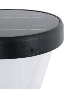 GloboStar® SOLARDIS 90523 LED Solar Bollard Light Κολωνάκι Κήπου Εξωτερικού Χώρου 10W 180lm 120° με Ενσωματωμένο Φωτοβολταϊκό Panel 6V 5W & Επαναφορτιζόμενη Μπαταρία Li-ion 3.2V 6000mAh με Αισθητήρα Ημέρας-Νύχτας – Αδιάβροχο IP65 Φ24 x Υ88cm Ψυχρό Λευκό 6000K – 2 Χρόνια Εγγύηση