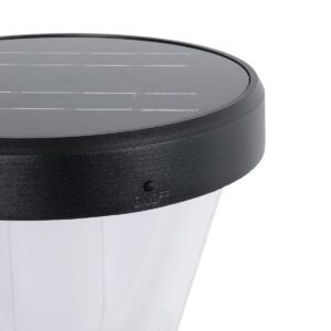GloboStar® SOLARDIS 90523 LED Solar Bollard Light Κολωνάκι Κήπου Εξωτερικού Χώρου 10W 180lm 120° με Ενσωματωμένο Φωτοβολταϊκό Panel 6V 5W & Επαναφορτιζόμενη Μπαταρία Li-ion 3.2V 6000mAh με Αισθητήρα Ημέρας-Νύχτας – Αδιάβροχο IP65 Φ24 x Υ88cm Ψυχρό Λευκό 6000K – 2 Χρόνια Εγγύηση