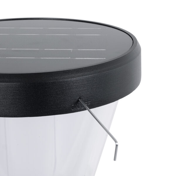 GloboStar® SOLARDIS 90523 LED Solar Bollard Light Κολωνάκι Κήπου Εξωτερικού Χώρου 10W 180lm 120° με Ενσωματωμένο Φωτοβολταϊκό Panel 6V 5W & Επαναφορτιζόμενη Μπαταρία Li-ion 3.2V 6000mAh με Αισθητήρα Ημέρας-Νύχτας – Αδιάβροχο IP65 Φ24 x Υ88cm Ψυχρό Λευκό 6000K – 2 Χρόνια Εγγύηση