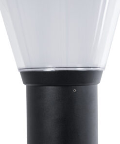 GloboStar® SOLARDIS 90523 LED Solar Bollard Light Κολωνάκι Κήπου Εξωτερικού Χώρου 10W 180lm 120° με Ενσωματωμένο Φωτοβολταϊκό Panel 6V 5W & Επαναφορτιζόμενη Μπαταρία Li-ion 3.2V 6000mAh με Αισθητήρα Ημέρας-Νύχτας – Αδιάβροχο IP65 Φ24 x Υ88cm Ψυχρό Λευκό 6000K – 2 Χρόνια Εγγύηση