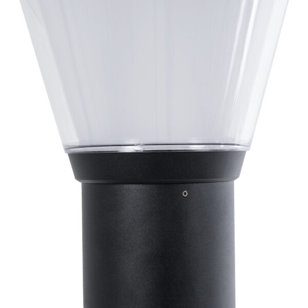 GloboStar® SOLARDIS 90523 LED Solar Bollard Light Κολωνάκι Κήπου Εξωτερικού Χώρου 10W 180lm 120° με Ενσωματωμένο Φωτοβολταϊκό Panel 6V 5W & Επαναφορτιζόμενη Μπαταρία Li-ion 3.2V 6000mAh με Αισθητήρα Ημέρας-Νύχτας – Αδιάβροχο IP65 Φ24 x Υ88cm Ψυχρό Λευκό 6000K – 2 Χρόνια Εγγύηση