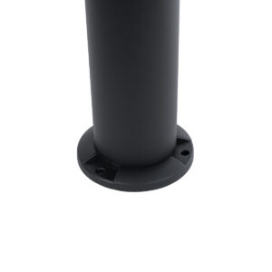 GloboStar® SOLARDIS 90523 LED Solar Bollard Light Κολωνάκι Κήπου Εξωτερικού Χώρου 10W 180lm 120° με Ενσωματωμένο Φωτοβολταϊκό Panel 6V 5W & Επαναφορτιζόμενη Μπαταρία Li-ion 3.2V 6000mAh με Αισθητήρα Ημέρας-Νύχτας – Αδιάβροχο IP65 Φ24 x Υ88cm Ψυχρό Λευκό 6000K – 2 Χρόνια Εγγύηση