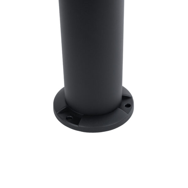 GloboStar® SOLARDIS 90523 LED Solar Bollard Light Κολωνάκι Κήπου Εξωτερικού Χώρου 10W 180lm 120° με Ενσωματωμένο Φωτοβολταϊκό Panel 6V 5W & Επαναφορτιζόμενη Μπαταρία Li-ion 3.2V 6000mAh με Αισθητήρα Ημέρας-Νύχτας – Αδιάβροχο IP65 Φ24 x Υ88cm Ψυχρό Λευκό 6000K – 2 Χρόνια Εγγύηση