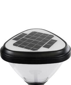 GloboStar® NATURE 90526 Αυτόνομο Ηλιακό Φωτιστικό Κήπου – Απλίκα Αρχιτεκτονικού Φωτισμού Εξωτερικού Χώρου LED 10W 330lm 120° με Ενσωματωμένο Φωτοβολταϊκό Panel 6V 2W & Επαναφορτιζόμενη Μπαταρία Li-ion 3.2V 1800mAh με Αισθητήρα Ημέρας-Νύχτας – Αδιάβροχο IP65 – Σώμα Αλουμινίου & ABS – Μ26 x Π29 x Υ36cm – Ψυχρό Λευκό 6000K – Μαύρο – 2 Χρόνια Εγγύηση