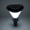GloboStar® NATURE 90526 Αυτόνομο Ηλιακό Φωτιστικό Κήπου – Απλίκα Αρχιτεκτονικού Φωτισμού Εξωτερικού Χώρου LED 10W 330lm 120° με Ενσωματωμένο Φωτοβολταϊκό Panel 6V 2W & Επαναφορτιζόμενη Μπαταρία Li-ion 3.2V 1800mAh με Αισθητήρα Ημέρας-Νύχτας – Αδιάβροχο IP65 – Σώμα Αλουμινίου & ABS – Μ26 x Π29 x Υ36cm – Ψυχρό Λευκό 6000K – Μαύρο – 2 Χρόνια Εγγύηση