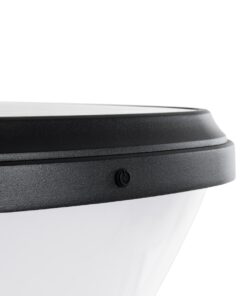 GloboStar® NATURE 90532 Αυτόνομο Ηλιακό Φωτιστικό Κήπου – Κολωνάκι Αρχιτεκτονικού Φωτισμού Εξωτερικού Χώρου LED 10W 330lm 120° με Ενσωματωμένο Φωτοβολταϊκό Panel 6V 2W & Επαναφορτιζόμενη Μπαταρία Li-ion 3.2V 1800mAh με Αισθητήρα Ημέρας-Νύχτας – Αδιάβροχο IP65 – Σώμα Αλουμινίου & ABS – Μ26 x Π26 x Υ30cm – Ψυχρό Λευκό 6000K – Μαύρο – 2 Χρόνια Εγγύηση