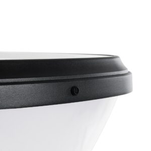 GloboStar® NATURE 90532 Αυτόνομο Ηλιακό Φωτιστικό Κήπου – Κολωνάκι Αρχιτεκτονικού Φωτισμού Εξωτερικού Χώρου LED 10W 330lm 120° με Ενσωματωμένο Φωτοβολταϊκό Panel 6V 2W & Επαναφορτιζόμενη Μπαταρία Li-ion 3.2V 1800mAh με Αισθητήρα Ημέρας-Νύχτας – Αδιάβροχο IP65 – Σώμα Αλουμινίου & ABS – Μ26 x Π26 x Υ30cm – Ψυχρό Λευκό 6000K – Μαύρο – 2 Χρόνια Εγγύηση
