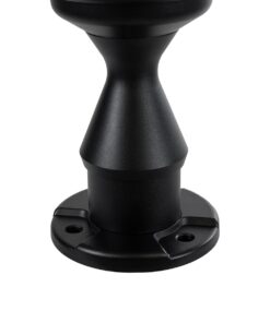 GloboStar® ARVENT 90534 Αυτόνομο Ηλιακό Φωτιστικό Κήπου – Κολωνάκι Αρχιτεκτονικού Φωτισμού Εξωτερικού Χώρου LED 10W 330lm 120° με Ενσωματωμένο Φωτοβολταϊκό Panel 6V 2W & Επαναφορτιζόμενη Μπαταρία Li-ion 3.2V 1800mAh με Αισθητήρα Ημέρας-Νύχτας – Αδιάβροχο IP65 – Σώμα Αλουμινίου & ABS – Φ24 x Υ36cm – Ψυχρό Λευκό 6000K – Μαύρο – 2 Χρόνια Εγγύηση