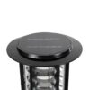 GloboStar® LUSCIOUS 90536 Αυτόνομο Ηλιακό Φωτιστικό Κήπου – Κολωνάκι Αρχιτεκτονικού Φωτισμού Εξωτερικού Χώρου LED 10W 330lm 120° με Ενσωματωμένο Φωτοβολταϊκό Panel 6V 2W & Επαναφορτιζόμενη Μπαταρία Li-ion 3.2V 1800mAh με Αισθητήρα Ημέρας-Νύχτας – Αδιάβροχο IP65 – Σώμα Αλουμινίου & ABS – Φ22 x Υ58cm – Εναλλαγή Φωτισμού μέσω Τηλεχειριστηρίου All In One Ψυχρό 6000K+Φυσικό 4500K+Θερμό 2700K Dimmable – Μαύρο – 2 Χρόνια Εγγύηση