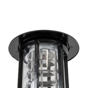 GloboStar® LUSCIOUS 90536 Αυτόνομο Ηλιακό Φωτιστικό Κήπου – Κολωνάκι Αρχιτεκτονικού Φωτισμού Εξωτερικού Χώρου LED 10W 330lm 120° με Ενσωματωμένο Φωτοβολταϊκό Panel 6V 2W & Επαναφορτιζόμενη Μπαταρία Li-ion 3.2V 1800mAh με Αισθητήρα Ημέρας-Νύχτας – Αδιάβροχο IP65 – Σώμα Αλουμινίου & ABS – Φ22 x Υ58cm – Εναλλαγή Φωτισμού μέσω Τηλεχειριστηρίου All In One Ψυχρό 6000K+Φυσικό 4500K+Θερμό 2700K Dimmable – Μαύρο – 2 Χρόνια Εγγύηση