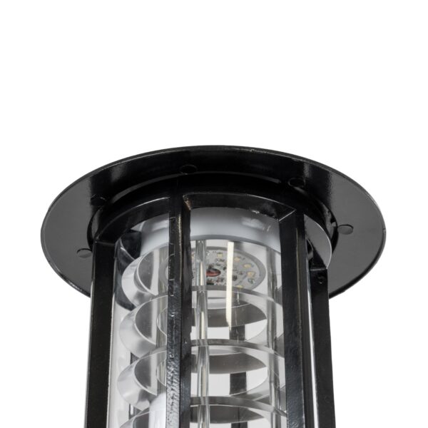 GloboStar® LUSCIOUS 90536 Αυτόνομο Ηλιακό Φωτιστικό Κήπου – Κολωνάκι Αρχιτεκτονικού Φωτισμού Εξωτερικού Χώρου LED 10W 330lm 120° με Ενσωματωμένο Φωτοβολταϊκό Panel 6V 2W & Επαναφορτιζόμενη Μπαταρία Li-ion 3.2V 1800mAh με Αισθητήρα Ημέρας-Νύχτας – Αδιάβροχο IP65 – Σώμα Αλουμινίου & ABS – Φ22 x Υ58cm – Εναλλαγή Φωτισμού μέσω Τηλεχειριστηρίου All In One Ψυχρό 6000K+Φυσικό 4500K+Θερμό 2700K Dimmable – Μαύρο – 2 Χρόνια Εγγύηση
