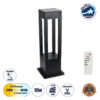 GloboStar® HONEYBEE 90537 Αυτόνομο Ηλιακό Φωτιστικό Κήπου – Κολωνάκι Αρχιτεκτονικού Φωτισμού Εξωτερικού Χώρου LED 10W 330lm 120° με Ενσωματωμένο Φωτοβολταϊκό Panel 6V 2W & Επαναφορτιζόμενη Μπαταρία Li-ion 3.2V 1800mAh με Αισθητήρα Ημέρας-Νύχτας – Αδιάβροχο IP65 – Σώμα Αλουμινίου & ABS – Μ20 x Π20 x Υ60cm – Εναλλαγή Φωτισμού μέσω Τηλεχειριστηρίου All In One Ψυχρό 6000K+Φυσικό 4500K+Θερμό 2700K Dimmable – Μαύρο – 2 Χρόνια Εγγύηση