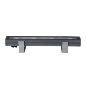 GloboStar® WINDOW-BARI 90587 Αρχιτεκτονικό Φωτιστικό Ανάδειξης Παραθύρων Window Light LED 12W 1080lm 8×180° DC 24V Αδιάβροχο IP67 L30 x W4 x H3.5cm Θερμό Λευκό 2700K – Γκρι Ανθρακί – 3 Years Warranty