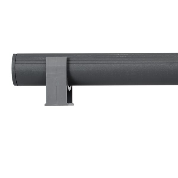 GloboStar® WINDOW-BARI 90539 Αρχιτεκτονικό Φωτιστικό Ανάδειξης Παραθύρων Window Light LED 12W 960lm 8×180° DC 24V Αδιάβροχο IP67 L30 x W4 x H3.5cm Μπλε – Γκρι Ανθρακί – 3 Years Warranty