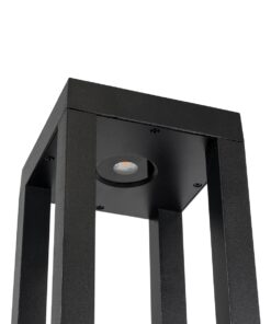 GloboStar® HONEYBEE 90541 Φωτιστικό Κήπου – Κολωνάκι Αρχιτεκτονικού Φωτισμού Εξωτερικού Χώρου LED 15W 1500lm 120° AC 220-240V – Αδιάβροχο IP65 – Σώμα Αλουμινίου & ABS – Μ20 x Π20 x Υ60cm – Θερμό Λευκό 2700K – Μαύρο – 2 Χρόνια Εγγύηση