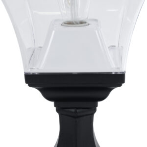 GloboStar® DIRAHIO 90552 Φωτιστικό Εξωτερικού Χώρου με Ντουί 1 x E27 AC 220-240V Αδιάβροχο IP65 Μ32 x Π32 x Υ52cm – 5 Χρόνια Εγγύηση