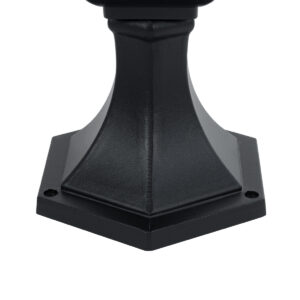 GloboStar® DIRAHIO 90552 Φωτιστικό Εξωτερικού Χώρου με Ντουί 1 x E27 AC 220-240V Αδιάβροχο IP65 Μ32 x Π32 x Υ52cm – 5 Χρόνια Εγγύηση