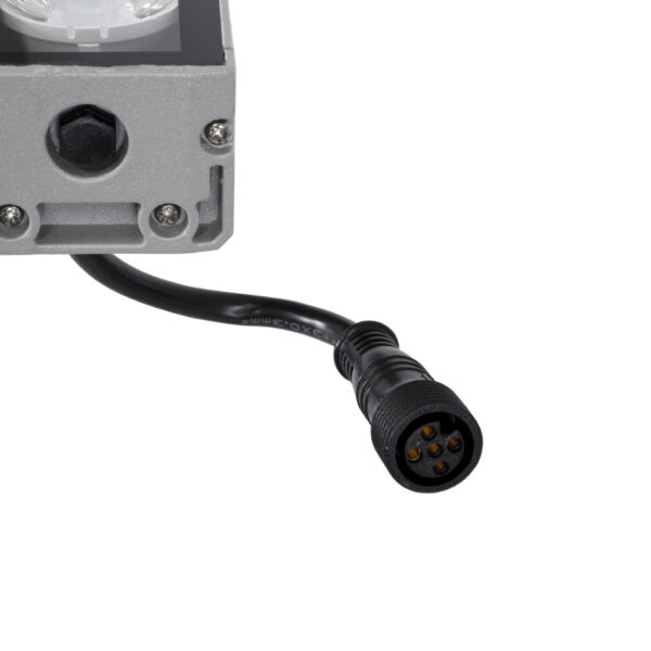 GloboStar® WASHER-JAVIA 90557 Μπάρα Φωτισμού Wall Washer LED 48W 3840lm 5° DC 24V Αδιάβροχο IP67 Μ100 x Π5.2 x Υ3.6cm (Υ8.5 με Βάση) Πολύχρωμο RGBW DMX512 – Γκρι Ανθρακί – 3 Χρόνια Εγγύηση