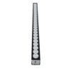 GloboStar® WASHER-JAVIA 90557 Μπάρα Φωτισμού Wall Washer LED 48W 3840lm 5° DC 24V Αδιάβροχο IP67 Μ100 x Π5.2 x Υ3.6cm (Υ8.5 με Βάση) Πολύχρωμο RGBW DMX512 – Γκρι Ανθρακί – 3 Χρόνια Εγγύηση