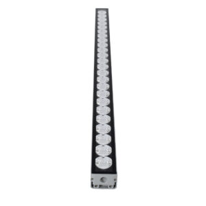 GloboStar® WASHER-JAVIA 90557 Μπάρα Φωτισμού Wall Washer LED 48W 3840lm 5° DC 24V Αδιάβροχο IP67 Μ100 x Π5.2 x Υ3.6cm (Υ8.5 με Βάση) Πολύχρωμο RGBW DMX512 – Γκρι Ανθρακί – 3 Χρόνια Εγγύηση
