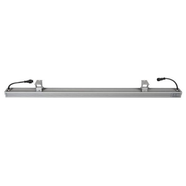 GloboStar® WASHER-JAVIA 90557 Μπάρα Φωτισμού Wall Washer LED 48W 3840lm 5° DC 24V Αδιάβροχο IP67 Μ100 x Π5.2 x Υ3.6cm (Υ8.5 με Βάση) Πολύχρωμο RGBW DMX512 – Γκρι Ανθρακί – 3 Χρόνια Εγγύηση