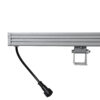 GloboStar® WASHER-JAVIA 90557 Μπάρα Φωτισμού Wall Washer LED 48W 3840lm 5° DC 24V Αδιάβροχο IP67 Μ100 x Π5.2 x Υ3.6cm (Υ8.5 με Βάση) Πολύχρωμο RGBW DMX512 – Γκρι Ανθρακί – 3 Χρόνια Εγγύηση