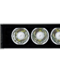 GloboStar® WASHER-JAVIA 90557 Μπάρα Φωτισμού Wall Washer LED 48W 3840lm 5° DC 24V Αδιάβροχο IP67 Μ100 x Π5.2 x Υ3.6cm (Υ8.5 με Βάση) Πολύχρωμο RGBW DMX512 – Γκρι Ανθρακί – 3 Χρόνια Εγγύηση