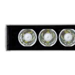 GloboStar® WASHER-JAVIA 90557 Μπάρα Φωτισμού Wall Washer LED 48W 3840lm 5° DC 24V Αδιάβροχο IP67 Μ100 x Π5.2 x Υ3.6cm (Υ8.5 με Βάση) Πολύχρωμο RGBW DMX512 – Γκρι Ανθρακί – 3 Χρόνια Εγγύηση