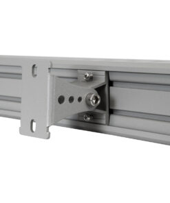 GloboStar® WASHER-JAVIA 90557 Μπάρα Φωτισμού Wall Washer LED 48W 3840lm 5° DC 24V Αδιάβροχο IP67 Μ100 x Π5.2 x Υ3.6cm (Υ8.5 με Βάση) Πολύχρωμο RGBW DMX512 – Γκρι Ανθρακί – 3 Χρόνια Εγγύηση