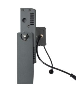 GloboStar® FLOOD-ZANA 90559 Προβολέας Wall Washer για Φωτισμό Κτιρίων LED 100W 8500lm 30° DC 24V Αδιάβροχο IP65 Μ45.5 x Π28 x Υ10cm RGBW DMX512 – Γκρι Ανθρακί – 3 Years Warranty