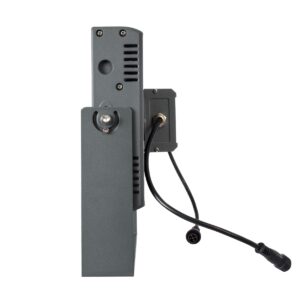 GloboStar® FLOOD-ZANA 90559 Προβολέας Wall Washer για Φωτισμό Κτιρίων LED 100W 8500lm 30° DC 24V Αδιάβροχο IP65 Μ45.5 x Π28 x Υ10cm RGBW DMX512 – Γκρι Ανθρακί – 3 Years Warranty