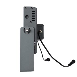 GloboStar® FLOOD-ZANA 90560 Προβολέας Wall Washer για Φωτισμό Κτιρίων LED 200W 18000lm 30° DC 24V Αδιάβροχο IP65 Μ70 x Π29 x Υ10cm Θερμό Λευκό 2700K – Γκρι Ανθρακί – 3 Years Warranty