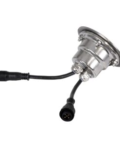 GloboStar® UNDERWATER-JULIA 90564 Υποβρύχιο Χωνευτό Φωτιστικό Σποτ Ειδικό για Σιντριβάνια LED 3W 255lm 15° DC 24V Αδιάβροχο IP68 Φ10 x Υ7.5cm RGBW DMX512 – Ανοξείδωτο Ατσάλι – 3 Years Warranty