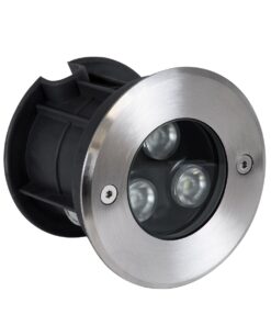 GloboStar® UNDERWATER-JULIA 90564 Υποβρύχιο Χωνευτό Φωτιστικό Σποτ Ειδικό για Σιντριβάνια LED 3W 255lm 15° DC 24V Αδιάβροχο IP68 Φ10 x Υ7.5cm RGBW DMX512 – Ανοξείδωτο Ατσάλι – 3 Years Warranty