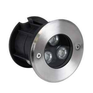 GloboStar® UNDERWATER-JULIA 90564 Υποβρύχιο Χωνευτό Φωτιστικό Σποτ Ειδικό για Σιντριβάνια LED 3W 255lm 15° DC 24V Αδιάβροχο IP68 Φ10 x Υ7.5cm RGBW DMX512 – Ανοξείδωτο Ατσάλι – 3 Years Warranty