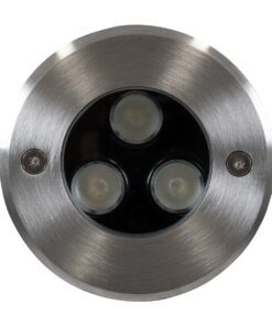 GloboStar® UNDERWATER-JULIA 90564 Υποβρύχιο Χωνευτό Φωτιστικό Σποτ Ειδικό για Σιντριβάνια LED 3W 255lm 15° DC 24V Αδιάβροχο IP68 Φ10 x Υ7.5cm RGBW DMX512 – Ανοξείδωτο Ατσάλι – 3 Years Warranty