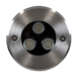 GloboStar® UNDERWATER-JULIA 90564 Υποβρύχιο Χωνευτό Φωτιστικό Σποτ Ειδικό για Σιντριβάνια LED 3W 255lm 15° DC 24V Αδιάβροχο IP68 Φ10 x Υ7.5cm RGBW DMX512 – Ανοξείδωτο Ατσάλι – 3 Years Warranty