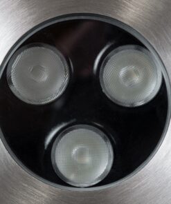 GloboStar® UNDERWATER-JULIA 90564 Υποβρύχιο Χωνευτό Φωτιστικό Σποτ Ειδικό για Σιντριβάνια LED 3W 255lm 15° DC 24V Αδιάβροχο IP68 Φ10 x Υ7.5cm RGBW DMX512 – Ανοξείδωτο Ατσάλι – 3 Years Warranty