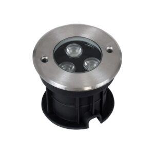 GloboStar® UNDERWATER-JULIA 90564 Υποβρύχιο Χωνευτό Φωτιστικό Σποτ Ειδικό για Σιντριβάνια LED 3W 255lm 15° DC 24V Αδιάβροχο IP68 Φ10 x Υ7.5cm RGBW DMX512 – Ανοξείδωτο Ατσάλι – 3 Years Warranty