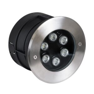 GloboStar® UNDERWATER-JULIA 90565 Υποβρύχιο Χωνευτό Φωτιστικό Σποτ Ειδικό για Σιντριβάνια LED 6W 540lm 15° DC 24V Αδιάβροχο IP68 Φ17 x Υ10.2cm Θερμό Λευκό 2700K – Ανοξείδωτο Ατσάλι – 3 Years Warranty