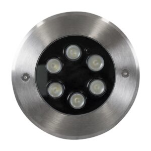 GloboStar® UNDERWATER-JULIA 90565 Υποβρύχιο Χωνευτό Φωτιστικό Σποτ Ειδικό για Σιντριβάνια LED 6W 540lm 15° DC 24V Αδιάβροχο IP68 Φ17 x Υ10.2cm Θερμό Λευκό 2700K – Ανοξείδωτο Ατσάλι – 3 Years Warranty
