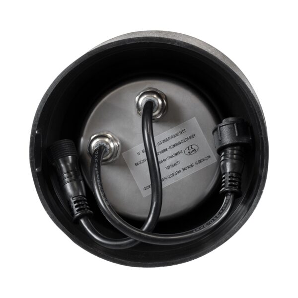 GloboStar® UNDERWATER-JULIA 90565 Υποβρύχιο Χωνευτό Φωτιστικό Σποτ Ειδικό για Σιντριβάνια LED 6W 540lm 15° DC 24V Αδιάβροχο IP68 Φ17 x Υ10.2cm Θερμό Λευκό 2700K – Ανοξείδωτο Ατσάλι – 3 Years Warranty
