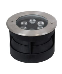 GloboStar® UNDERWATER-JULIA 90565 Υποβρύχιο Χωνευτό Φωτιστικό Σποτ Ειδικό για Σιντριβάνια LED 6W 540lm 15° DC 24V Αδιάβροχο IP68 Φ17 x Υ10.2cm Θερμό Λευκό 2700K – Ανοξείδωτο Ατσάλι – 3 Years Warranty